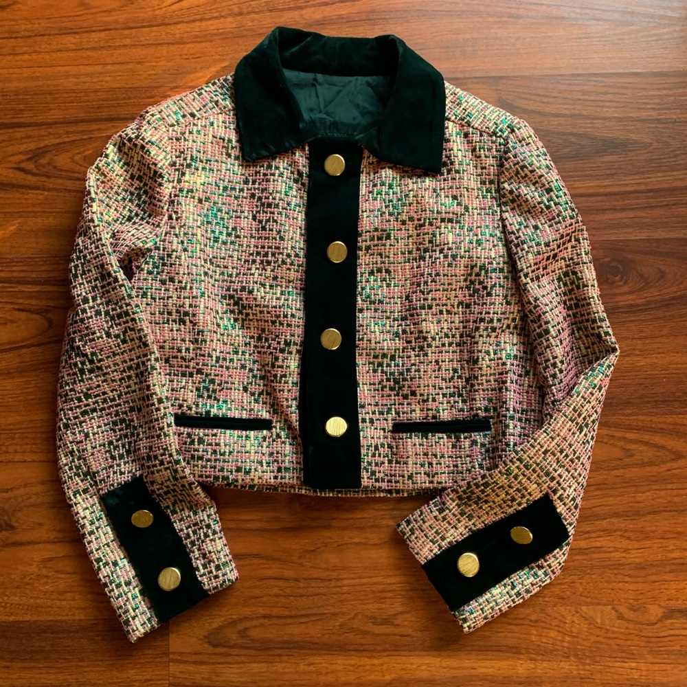 Blazer crop top